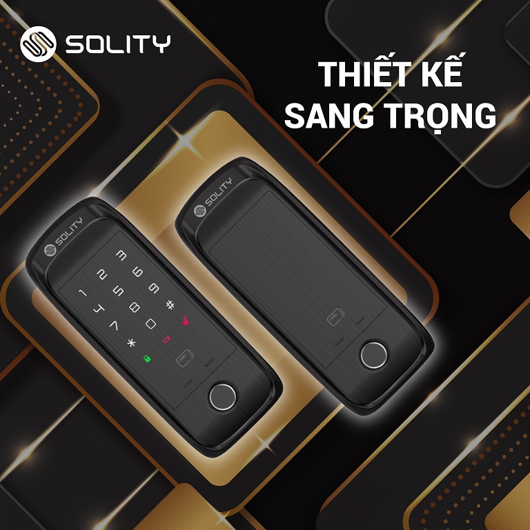 Khóa cửa vân tay thông minh Solity GA-60B