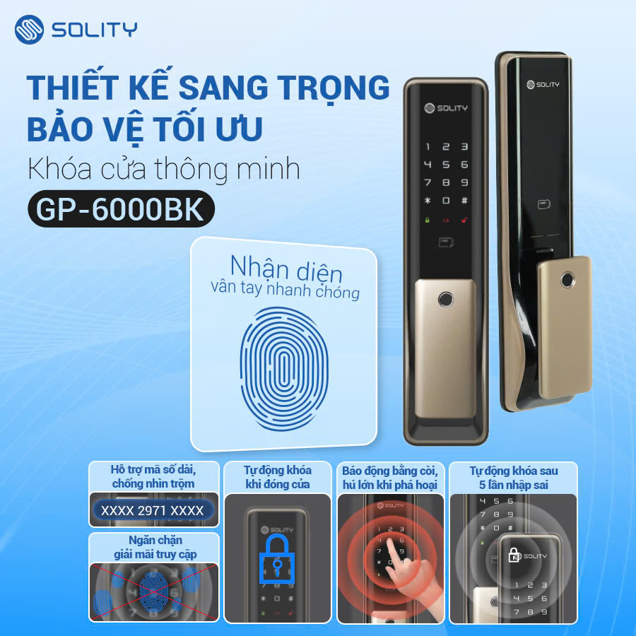 Khóa Vân Tay Chống Trộm