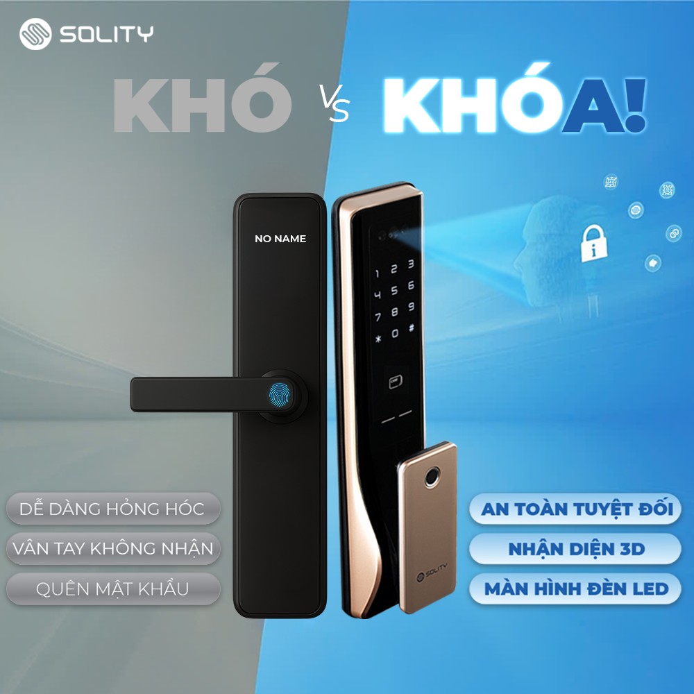 So Sánh Khóa Cửa Vân Tay