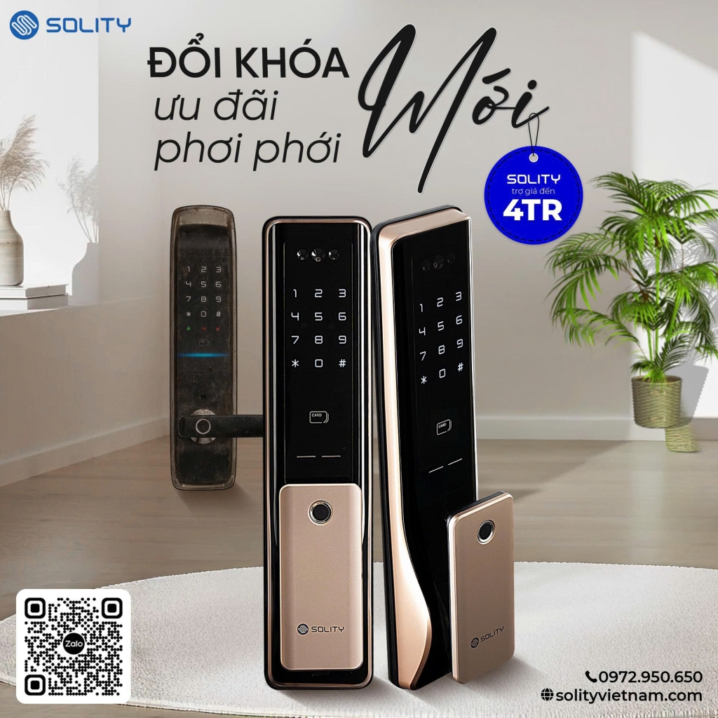 Khóa cửa Solity