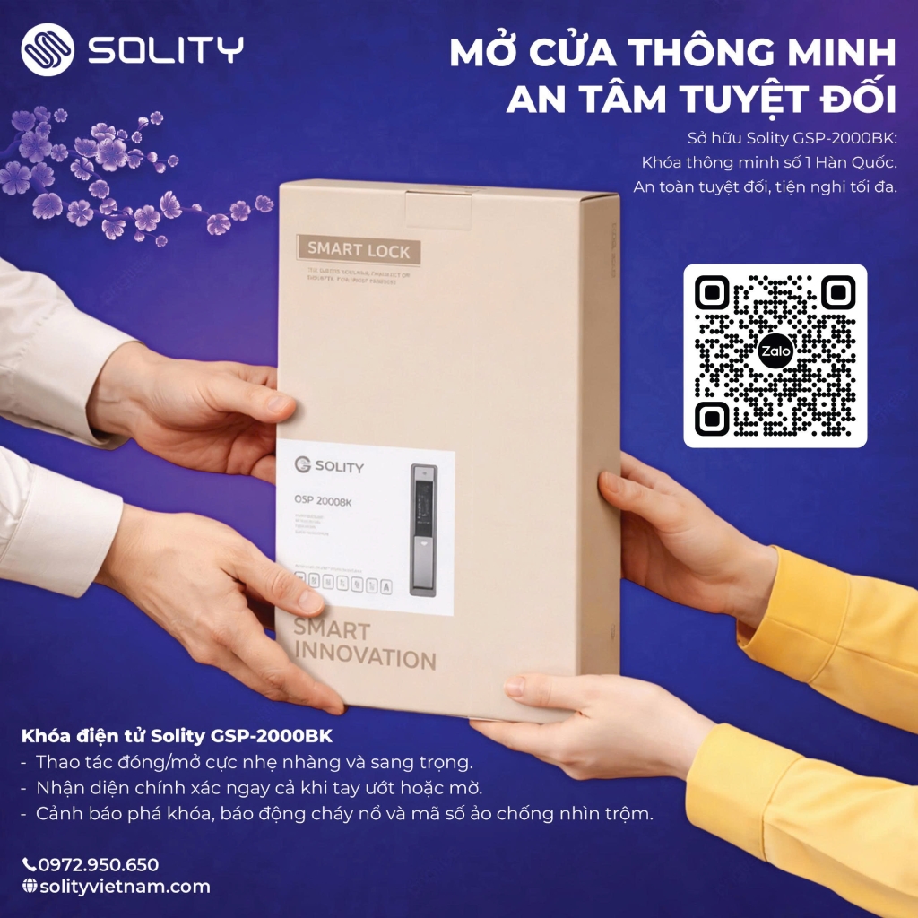 khóa cửa vân tay