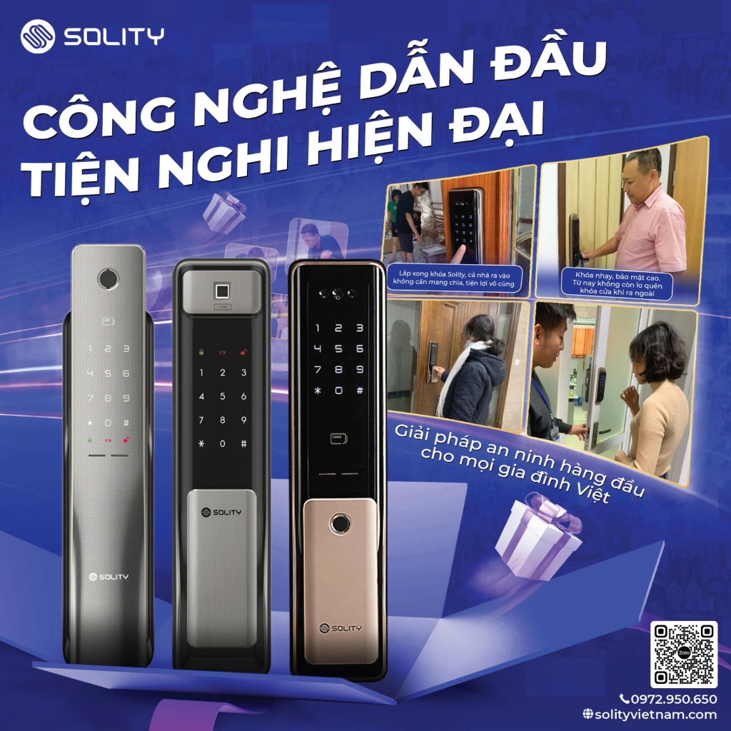 khóa cửa vân tay
