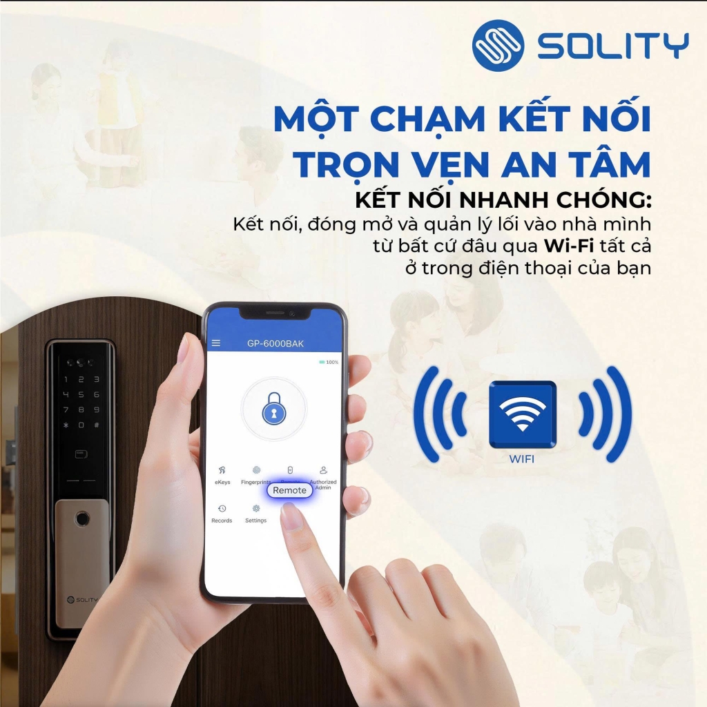 khóa thông minh Solity