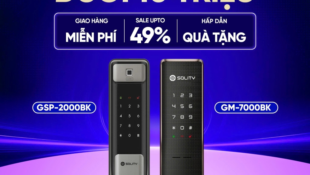 khóa điện tử Solity